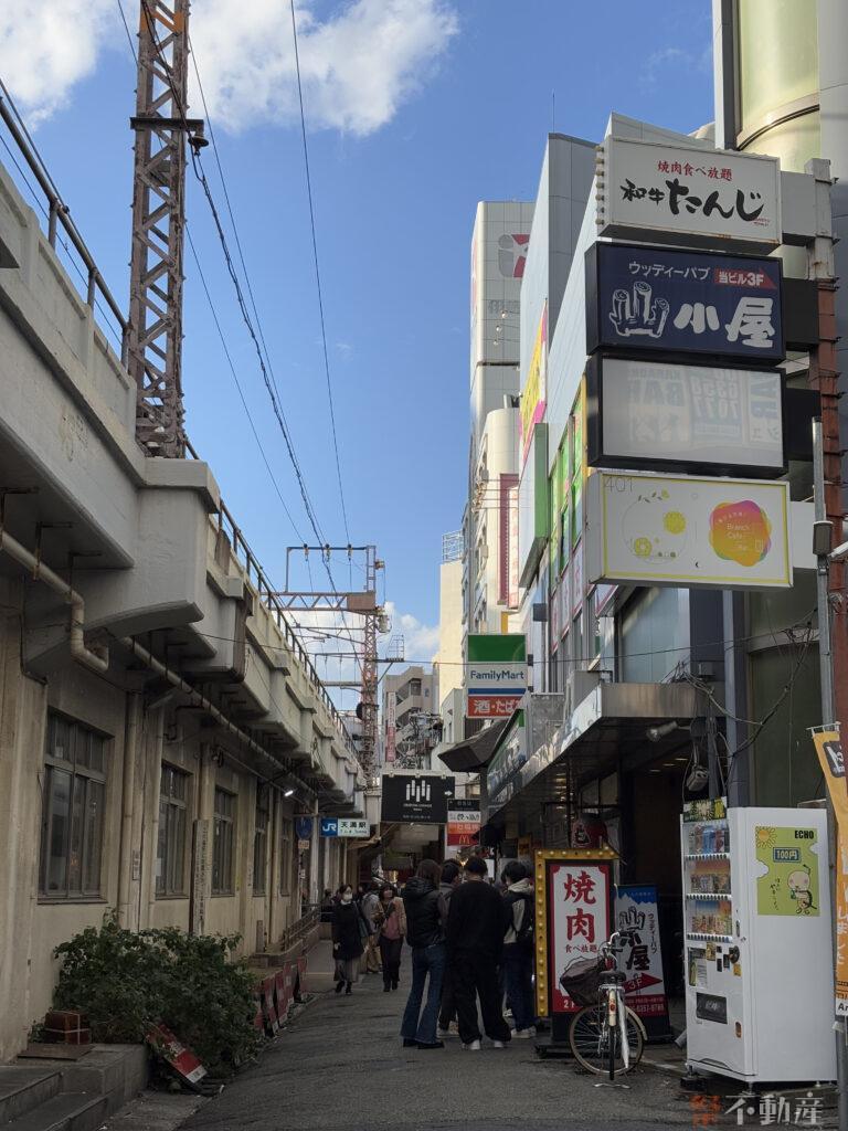 天満駅の景色